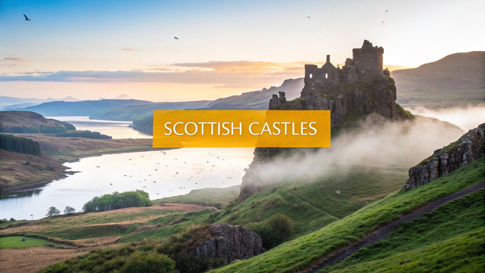 castles in scotland misty castle BTOURS