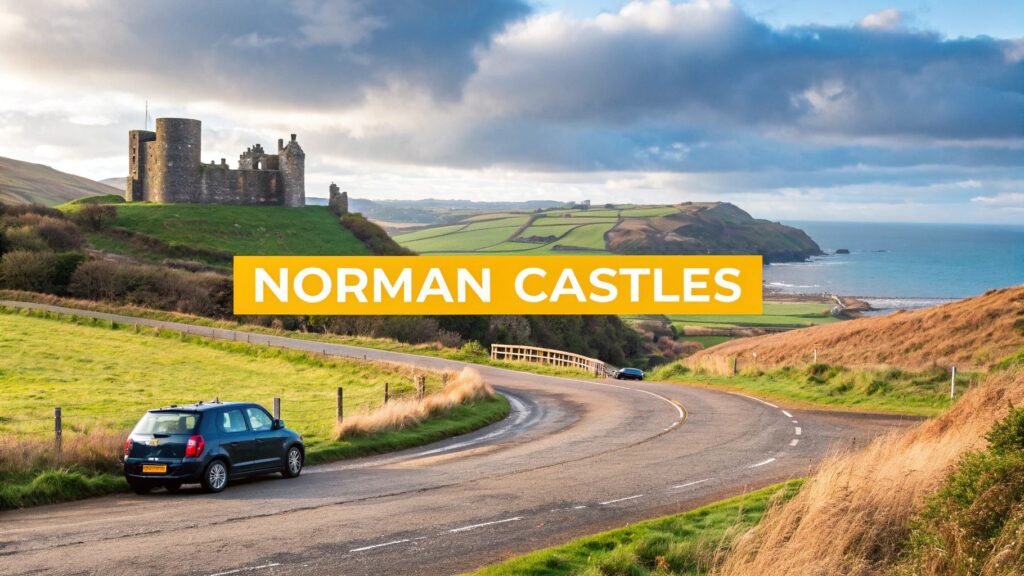 norman castles in wales castle landscape BTOURS