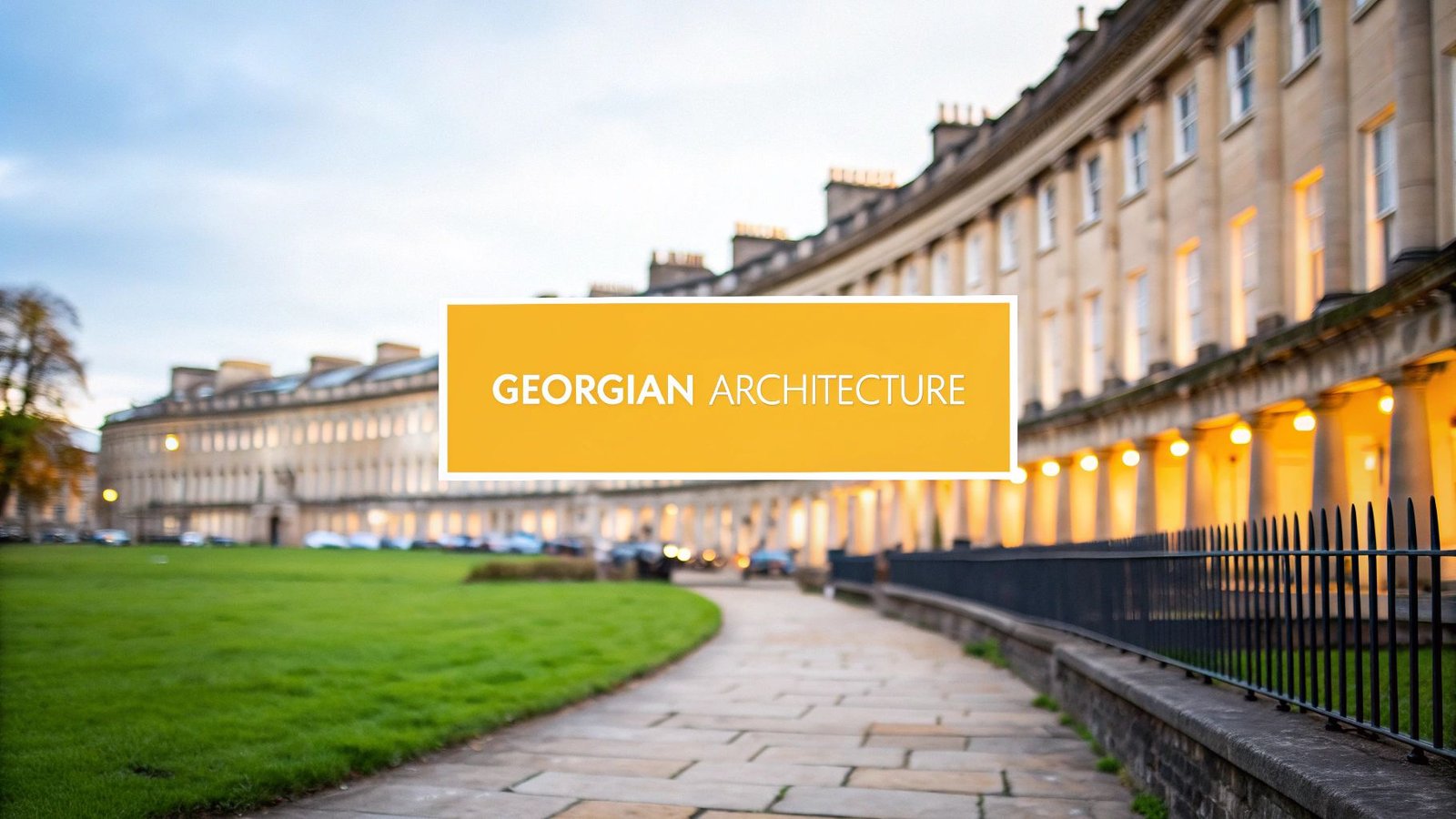 georgian architecture in bath crescent building BTOURS