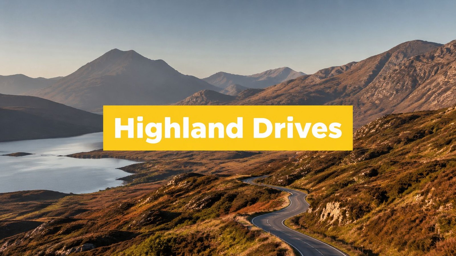 scenic drives scottish highlands highland drives BTOURS