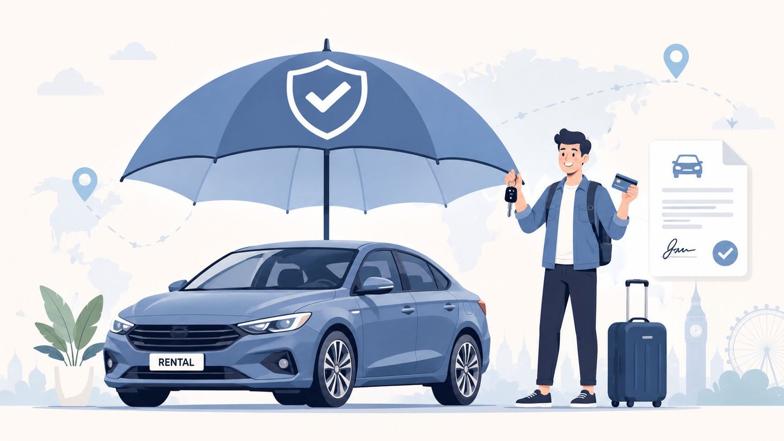 Car rental insurance explained car rental
