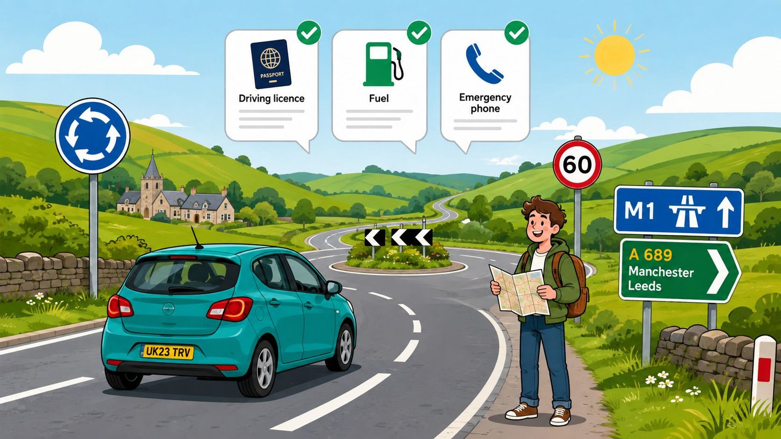 Driving in uk tips uk road trip
