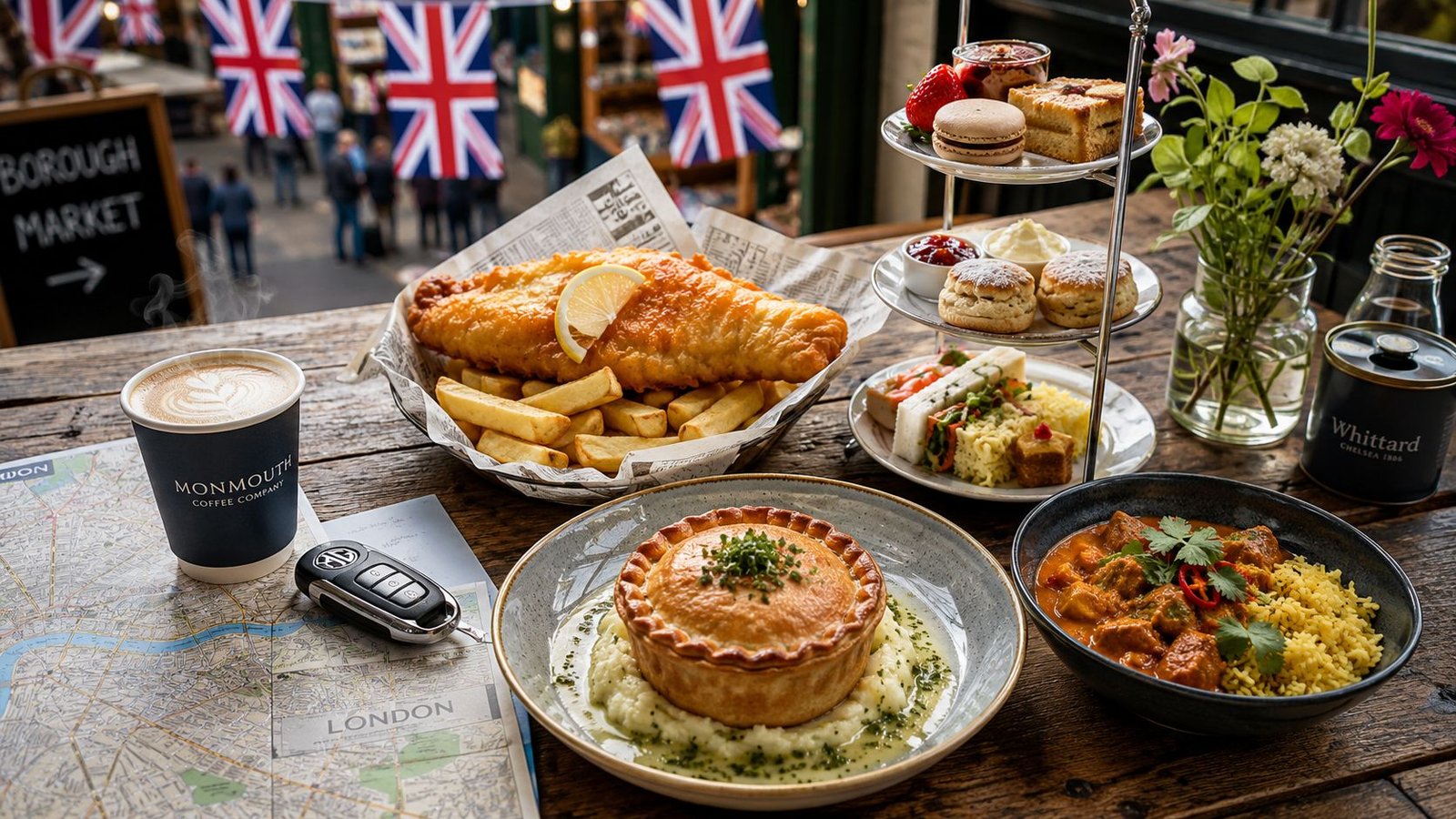 Must eats in london british food