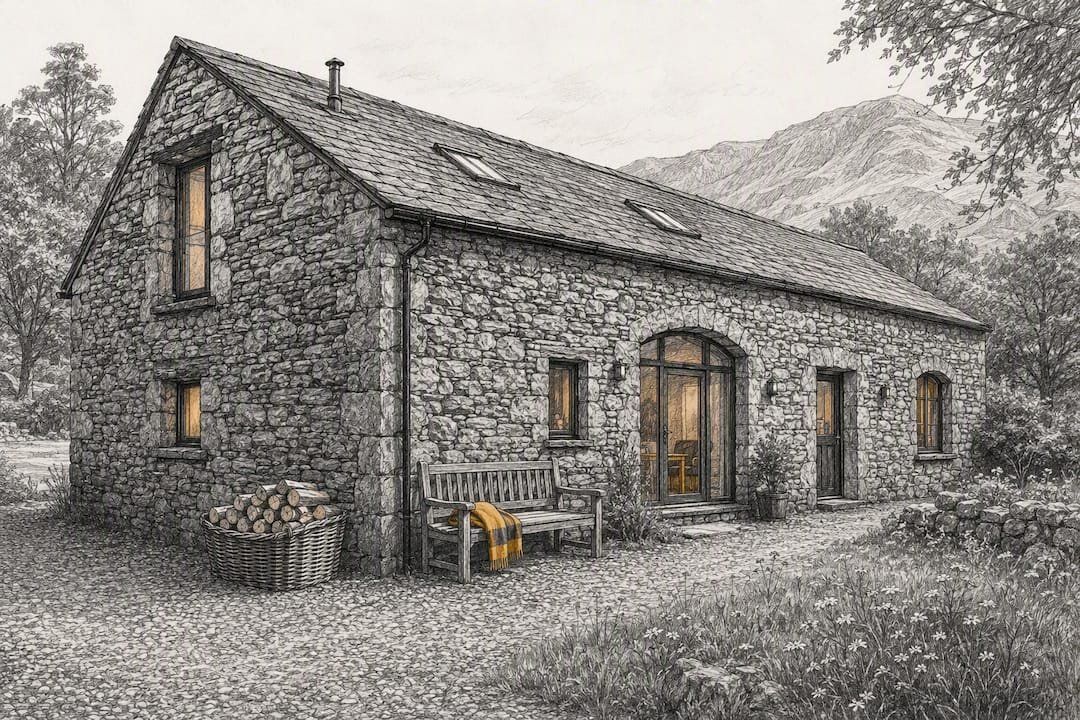 Characterful converted barn in Borrowdale
