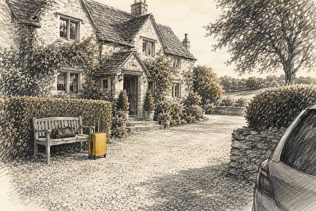 Country inn with convenient driver parking