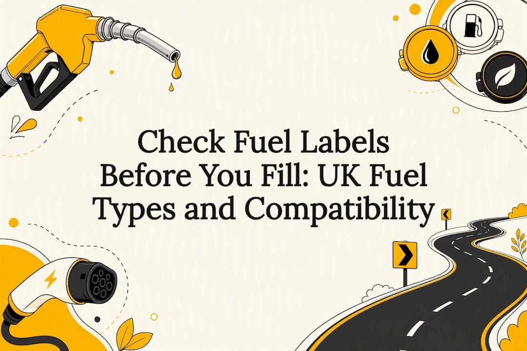 Illustrated UK fuel compatibility title card