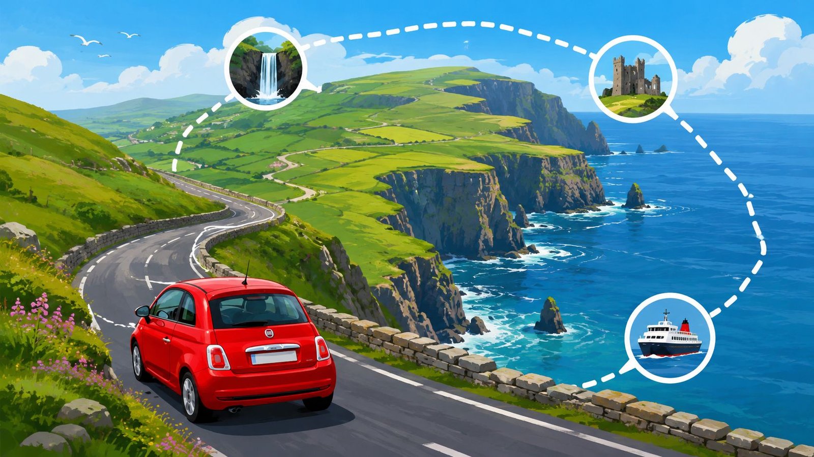 Ring of kerry itinerary coastal drive