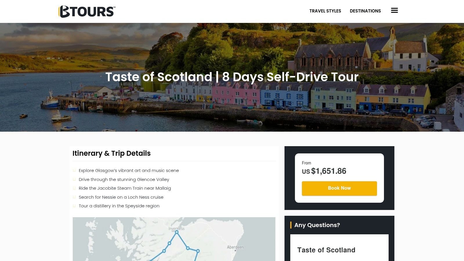 Taste of Scotland | 8 Days Self-Drive Tour
